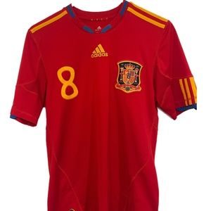 Adidas Spain Xavi #8 Home Jersey 10/11